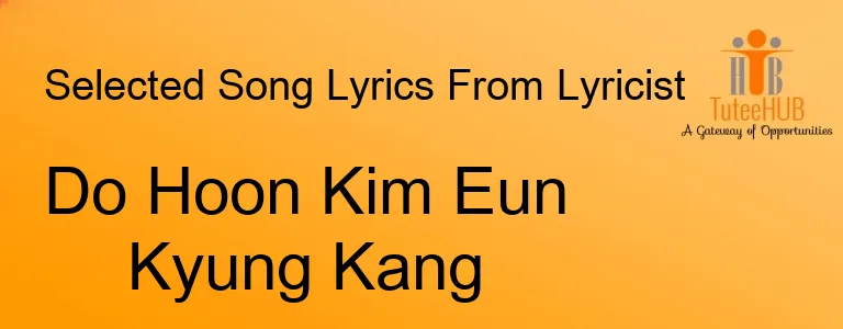 Do Hoon Kim Eun Kyung Kang