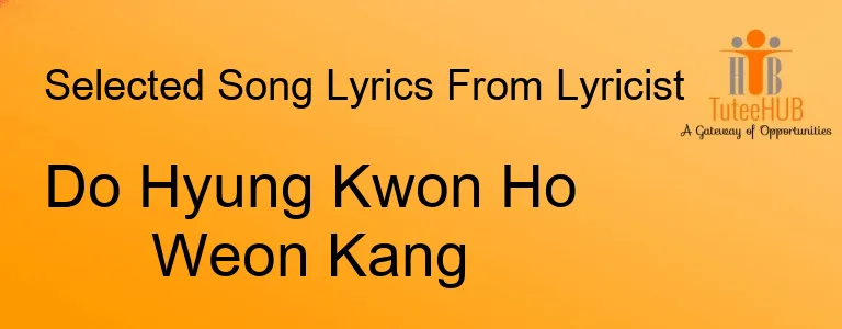 Do Hyung Kwon Ho Weon Kang