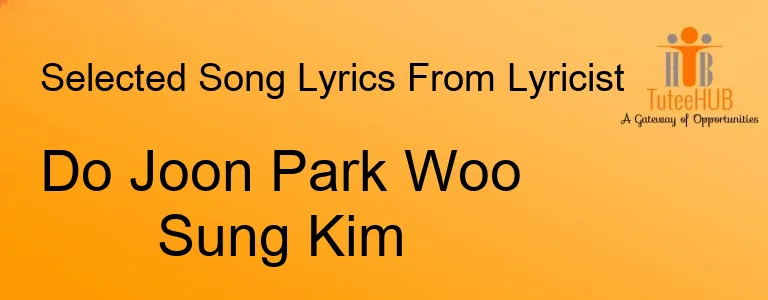 Do Joon Park Woo Sung Kim