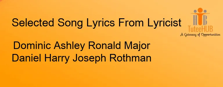 Dominic Ashley Ronald Major Daniel Harry Joseph Rothman