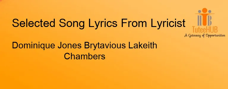 Dominique Jones Brytavious Lakeith Chambers