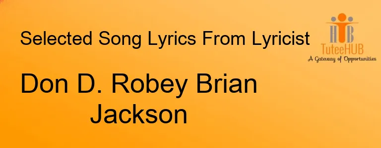 Don D. Robey Brian Jackson
