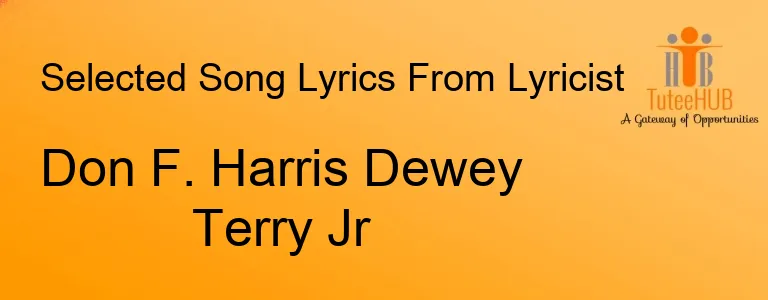 Don F. Harris Dewey Terry Jr