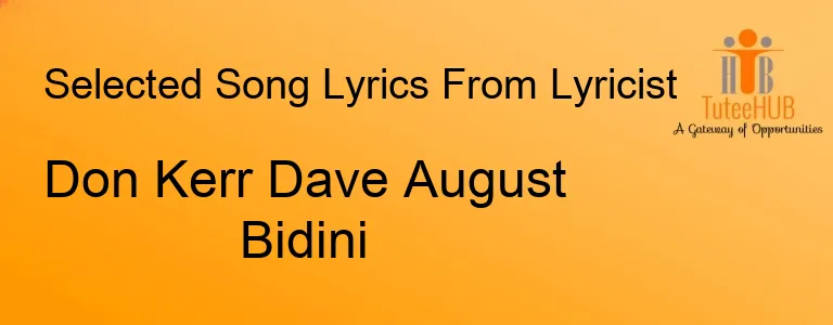 Don Kerr Dave August Bidini