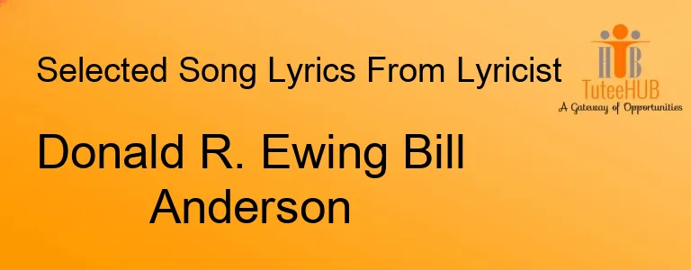 Donald R. Ewing Bill Anderson