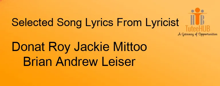 Donat Roy Jackie Mittoo Brian Andrew Leiser