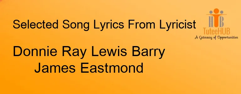 Donnie Ray Lewis Barry James Eastmond