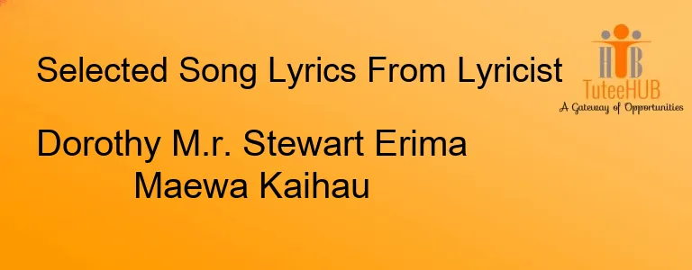 Dorothy M.r. Stewart Erima Maewa Kaihau