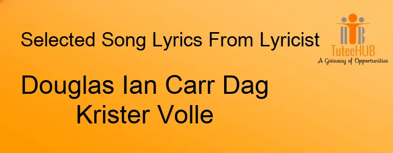 Douglas Ian Carr Dag Krister Volle