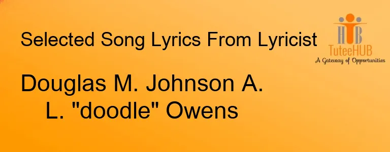 Douglas M. Johnson A. L. "doodle" Owens