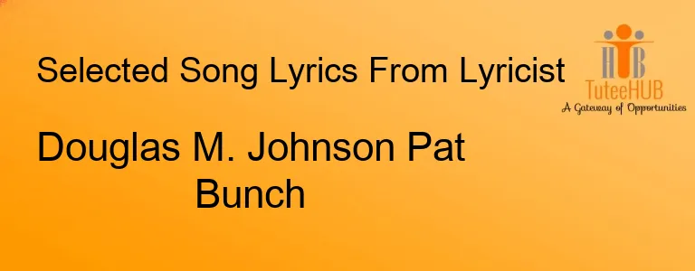 Douglas M. Johnson Pat Bunch