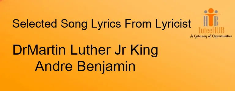 DrMartin Luther Jr King Andre Benjamin