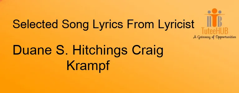Duane S. Hitchings Craig Krampf