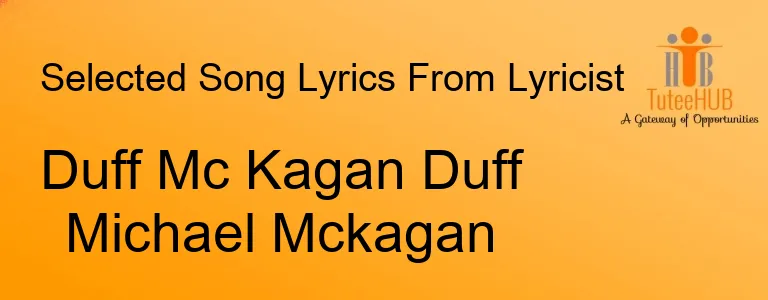 Duff Mc Kagan Duff Michael Mckagan