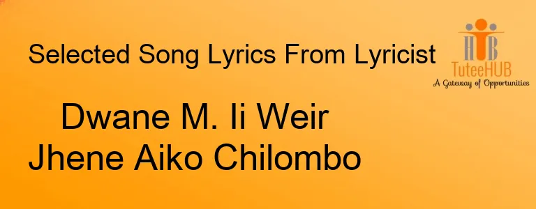 Dwane M. Ii Weir Jhene Aiko Chilombo