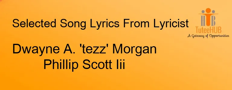 Dwayne A. 'tezz' Morgan Phillip Scott Iii