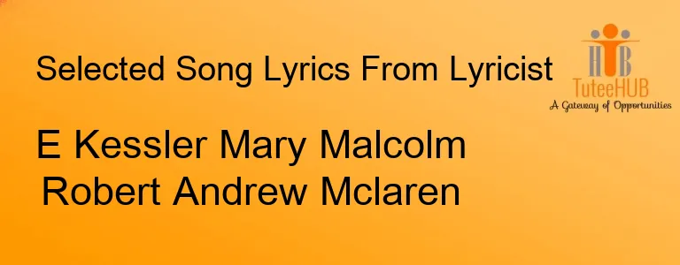 E Kessler Mary Malcolm Robert Andrew Mclaren