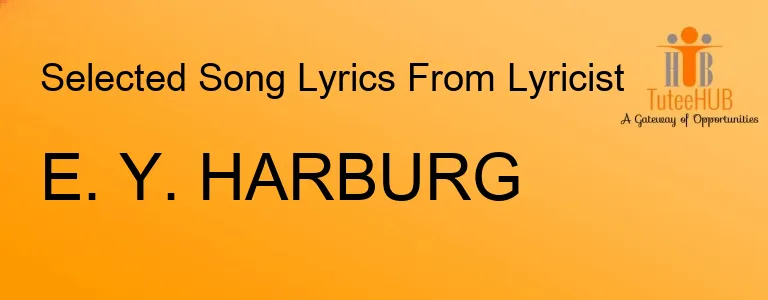E. Y. Harburg