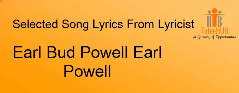 Earl Bud Powell Earl Powell