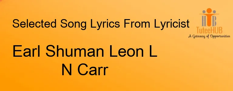 Earl Shuman Leon L N Carr