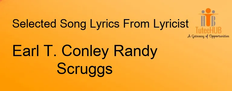 Earl T. Conley Randy Scruggs