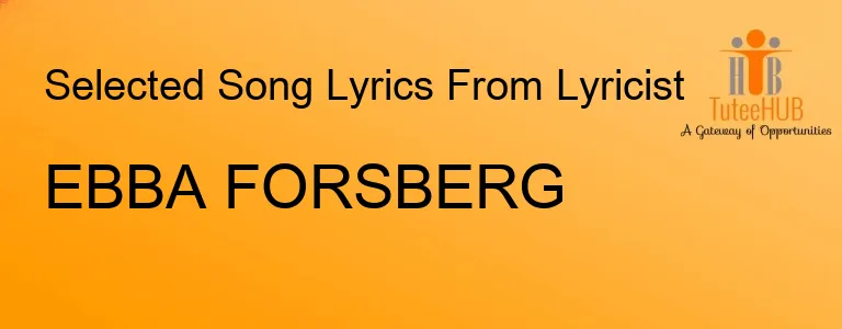 EBBA FORSBERG