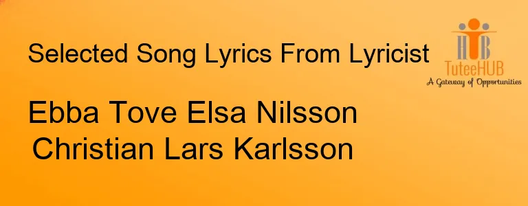 Ebba Tove Elsa Nilsson Christian Lars Karlsson