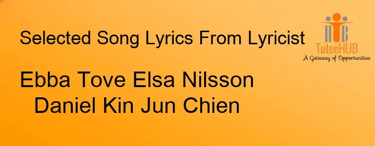 Ebba Tove Elsa Nilsson Daniel Kin Jun Chien