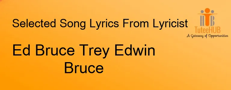 Ed Bruce Trey Edwin Bruce