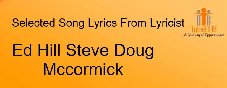 Ed Hill Steve Doug Mccormick