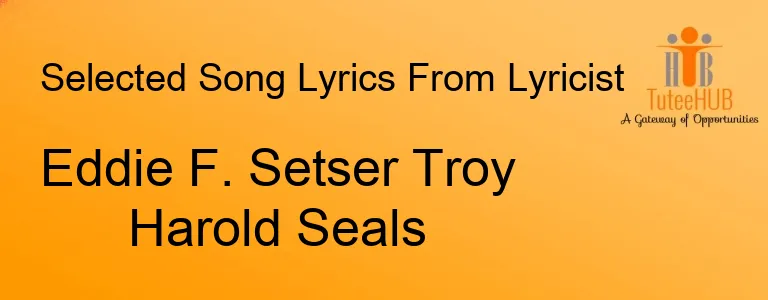 Eddie F. Setser Troy Harold Seals