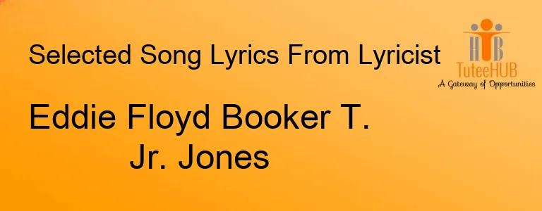 Eddie Floyd Booker T. Jr. Jones