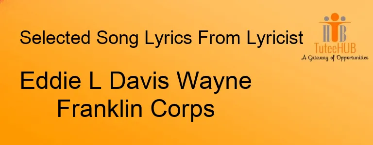 Eddie L Davis Wayne Franklin Corps
