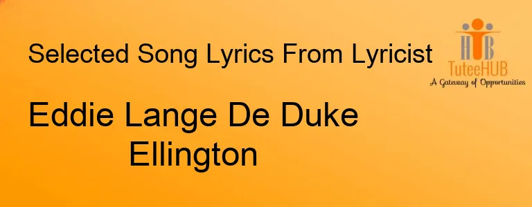 Eddie Lange De Duke Ellington