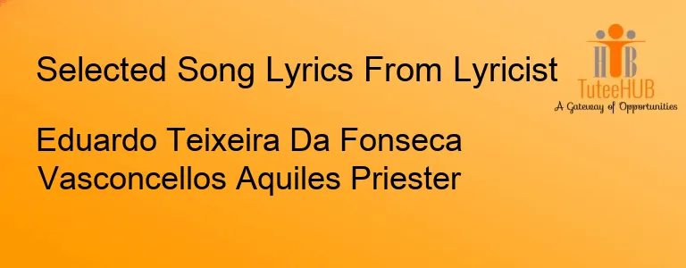 Eduardo Teixeira Da Fonseca Vasconcellos Aquiles Priester