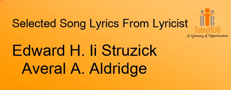 Edward H. Ii Struzick Averal A. Aldridge