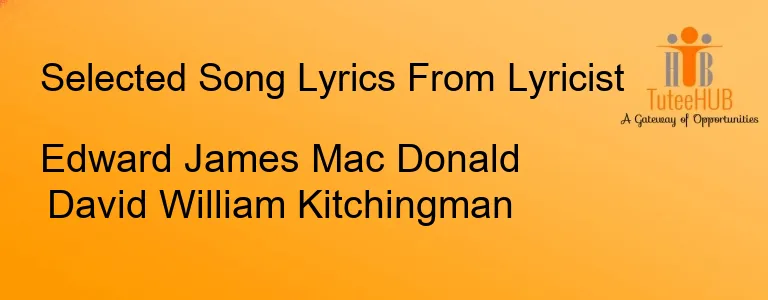 Edward James Mac Donald David William Kitchingman