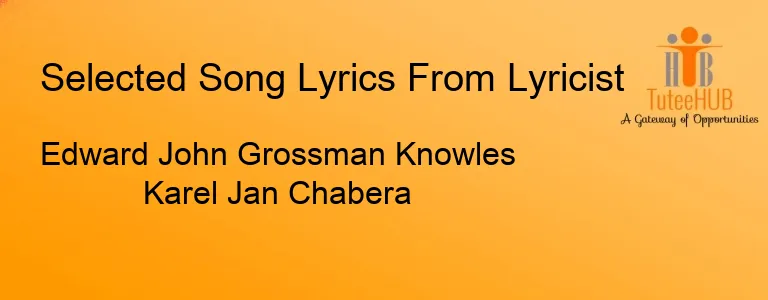 Edward John Grossman Knowles Karel Jan Chabera