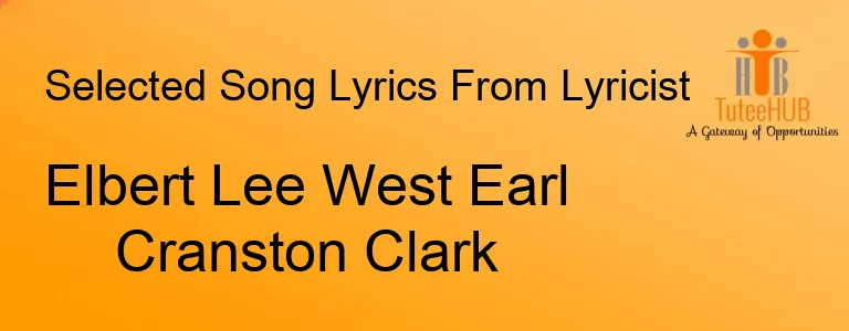 Elbert Lee West Earl Cranston Clark