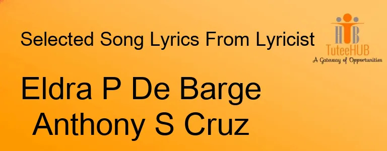 Eldra P De Barge Anthony S Cruz