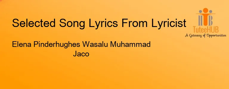 Elena Pinderhughes Wasalu Muhammad Jaco