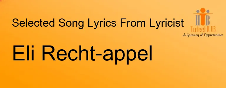 Eli Recht-appel