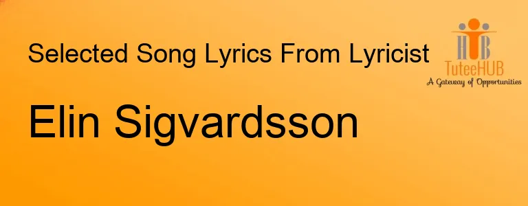 Elin Sigvardsson