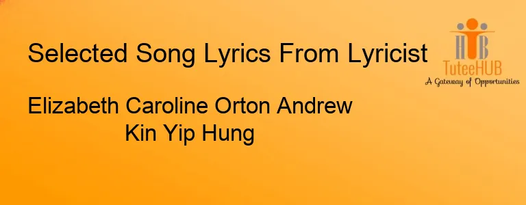 Elizabeth Caroline Orton Andrew Kin Yip Hung