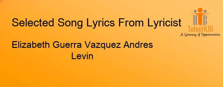 Elizabeth Guerra Vazquez Andres Levin