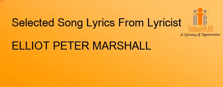 ELLIOT PETER MARSHALL