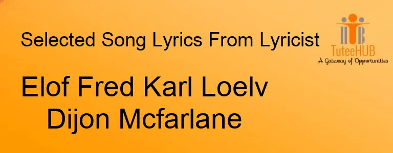 Elof Fred Karl Loelv Dijon Mcfarlane