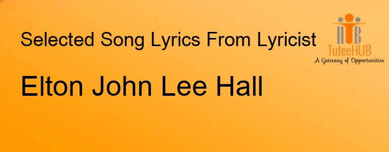Elton John Lee Hall