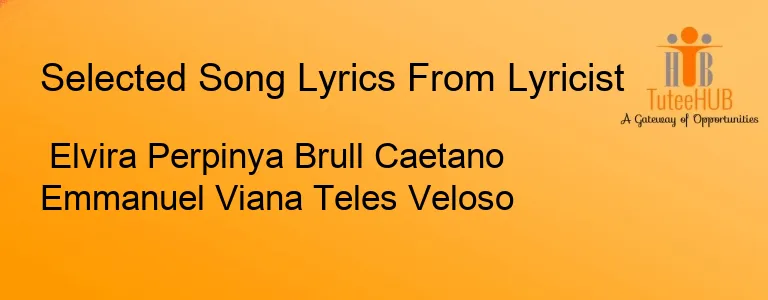 Elvira Perpinya Brull Caetano Emmanuel Viana Teles Veloso