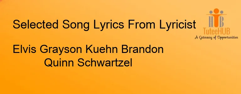 Elvis Grayson Kuehn Brandon Quinn Schwartzel